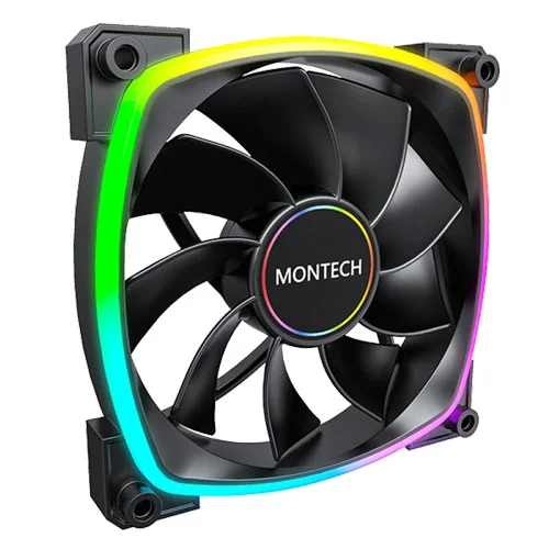 Montech RX140 PWM ARGB Cabinet Fan (Single Pack)